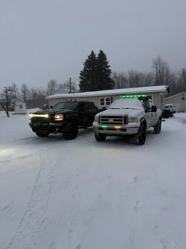 Koehler Rescue Services trucks in the snow