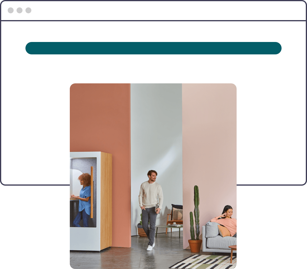 Modern office space representing professional service